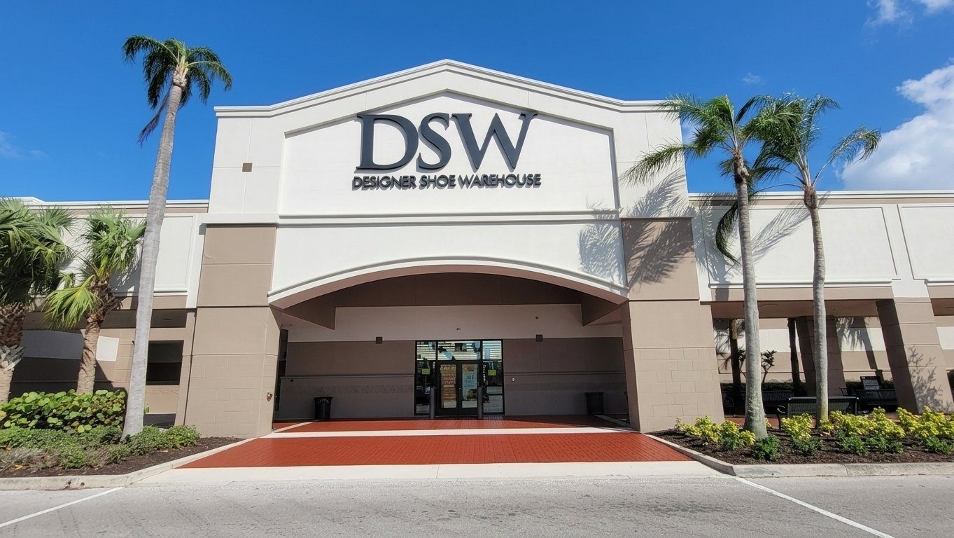 DSW warehouse interior, Naples, FL